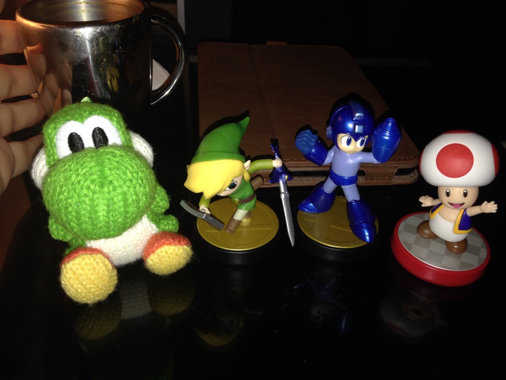 Amiibo - Yoshi, Toon Link, Mega Man, Toad